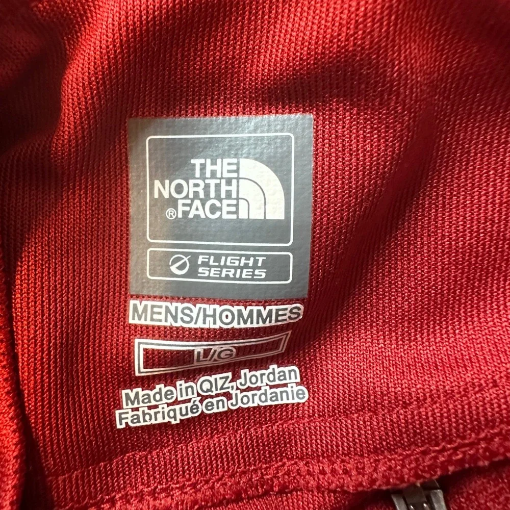 The North Face Pullover Mens L Red Flight Series Quarter Zip‎ VaporWick Athletic